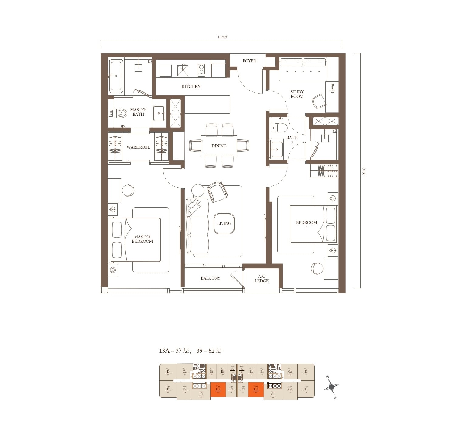 pavilion-square luxury-residences type-c3 image